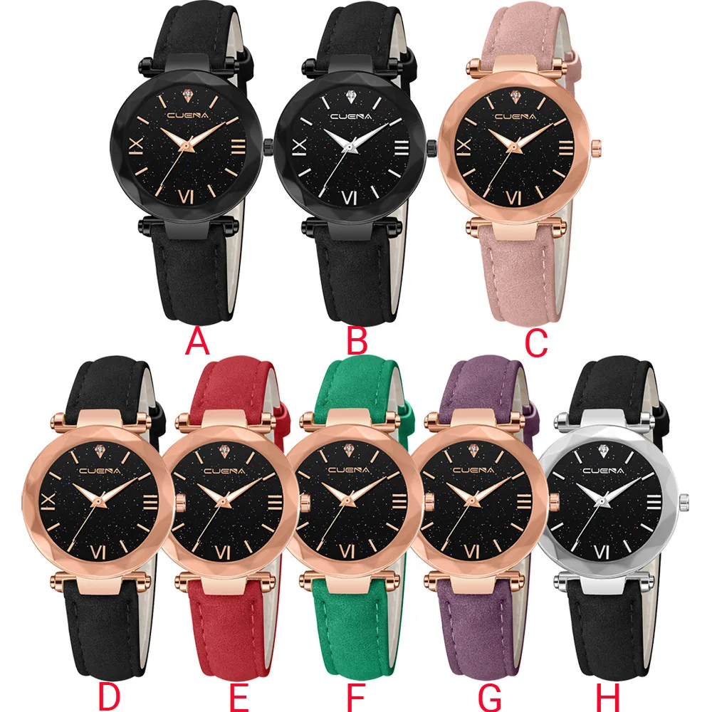 

Clock Fashion Women 's Leather Band Luxury Watches Women Dress Bracelet Watch Fashion 2020 Analog Quartz Diamond Wrist Watch F5