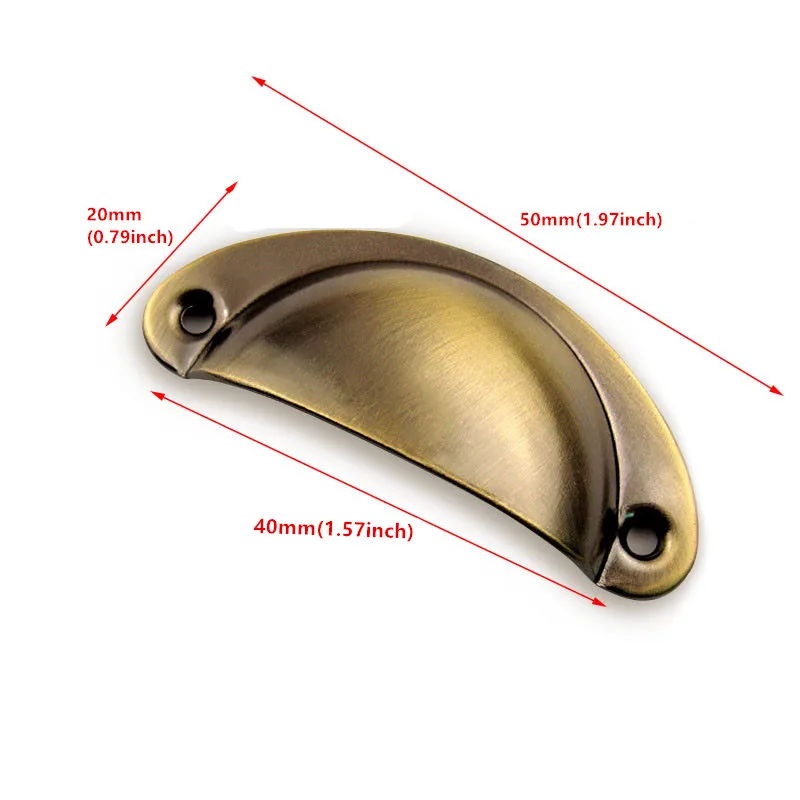 Bronze Brush NAIERDI 5 шт. Мини Античный Шкаф Тянет Ретро ящик дверь коробка ручка шкаф ручки винтажная ручка для шкафа мебельная фурнитура - Цвет: Bronze Brush