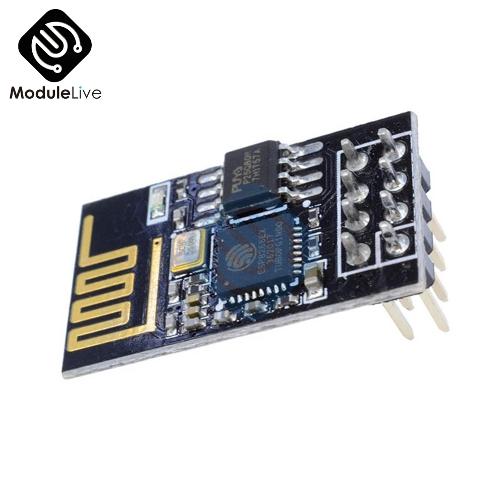 2 шт. Φ ESP8266 последовательный модуль Wi Fi ESP 01 обновленная Беспроводная плата
