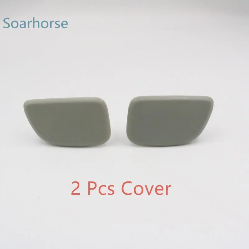 2 pcs Cover Для Subaru Forester 2005 2006 2007 2008 Омыватель фар автомобиля распылитель сопла в сборе налобный фонарь водоструйный сопло с крышкой - Цвет: 2 pcs Cover