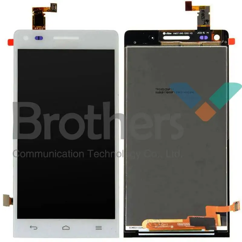 Черный Белый ЖК-дисплей с сенсорным экраном дигитайзер Переднее стекло для Huawei