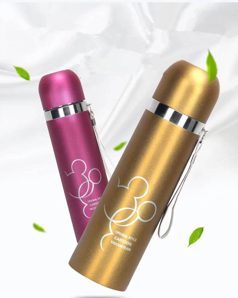 1 шт. термос с Микки Маусом из нержавеющей стали|travel vacuum flask|vacuum flaskgarrafa termica |