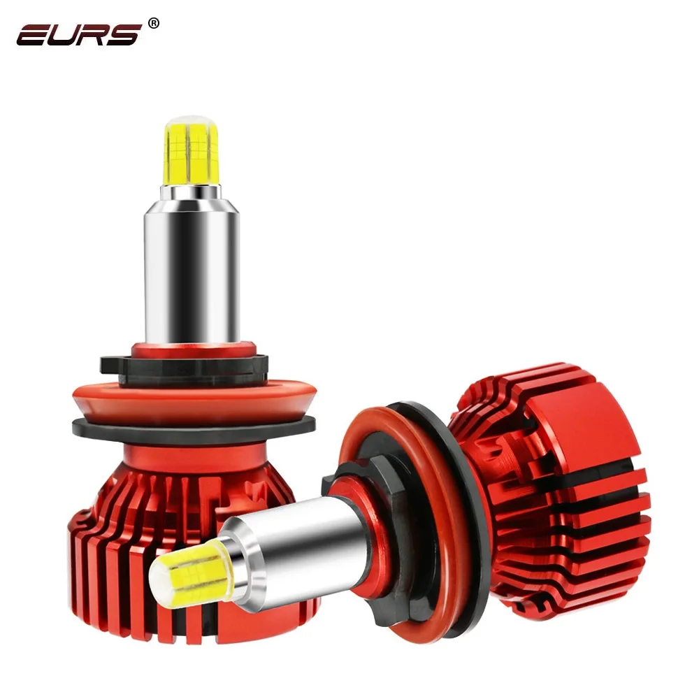 

EURS 2Pcs 6 Sides H1 H4 Led Canbus H8 H11 HB3 9005 HB4 9006 H13 5202 Led Car Headlights Bulbs 72W 10000LM Car Light Auto Lamp