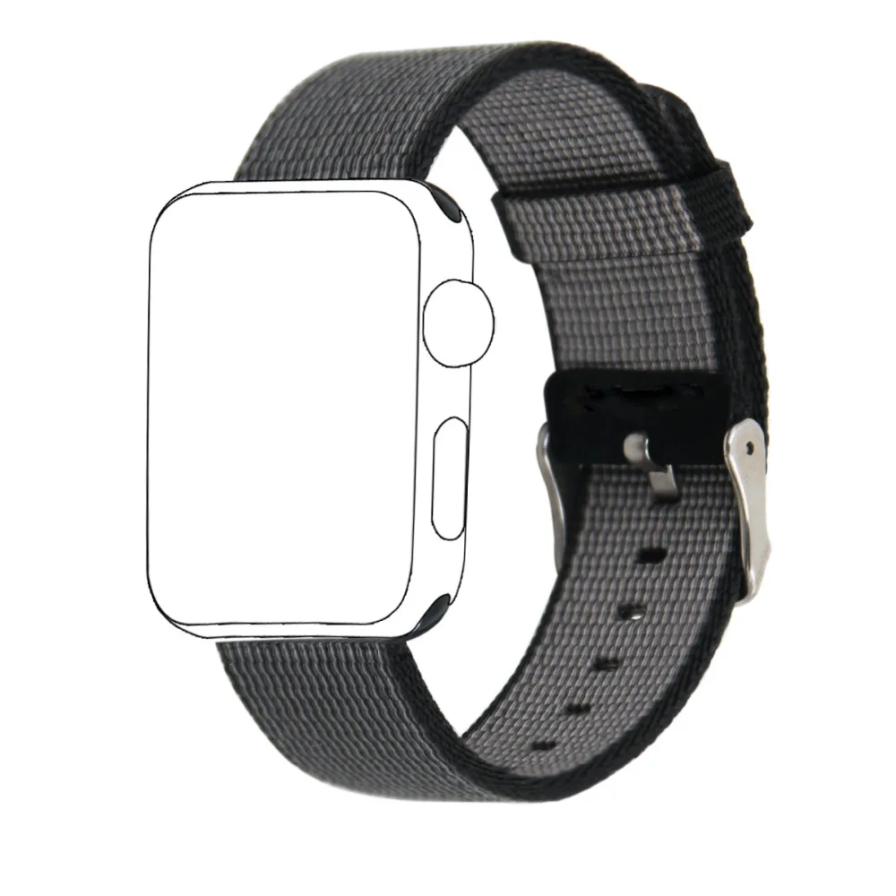 Ремешок nato для apple watch band apple watch 5 4 3 2 1 44 мм/40 мм 42 мм 38 мм iWatch ремешок для часов тканый нейлоновый браслет blet