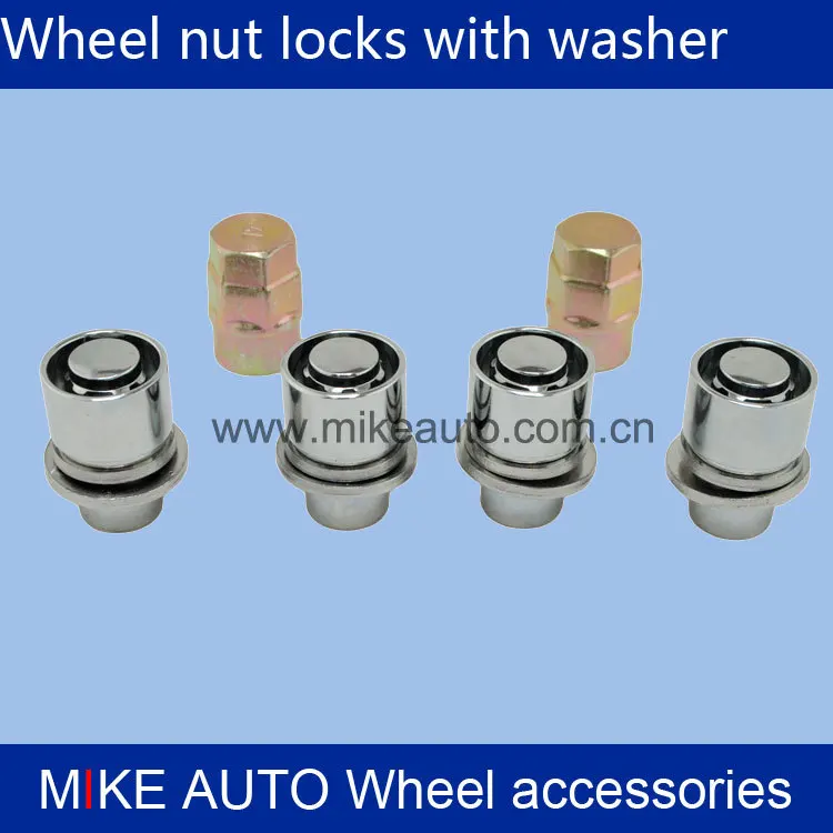 4 гайки + 2 ключа M12x1.5 плоская гайка из сплава замки для колеса колеса/обода toyota