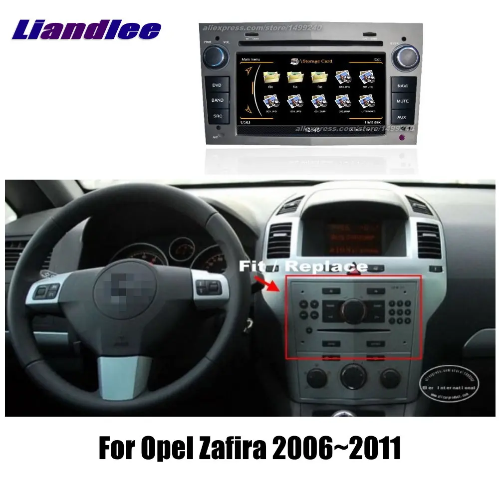 Для Opel Zafira 2006 ~ 2011 Автомобильная навигационная система GPS + радио TV DVD iPod BT 3G WIFI HD