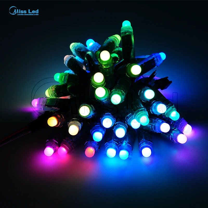 Цифровой светодиодный модуль WS2811 RGB 50 шт. 12 мм водонепроницаемый ip68 2811 IC