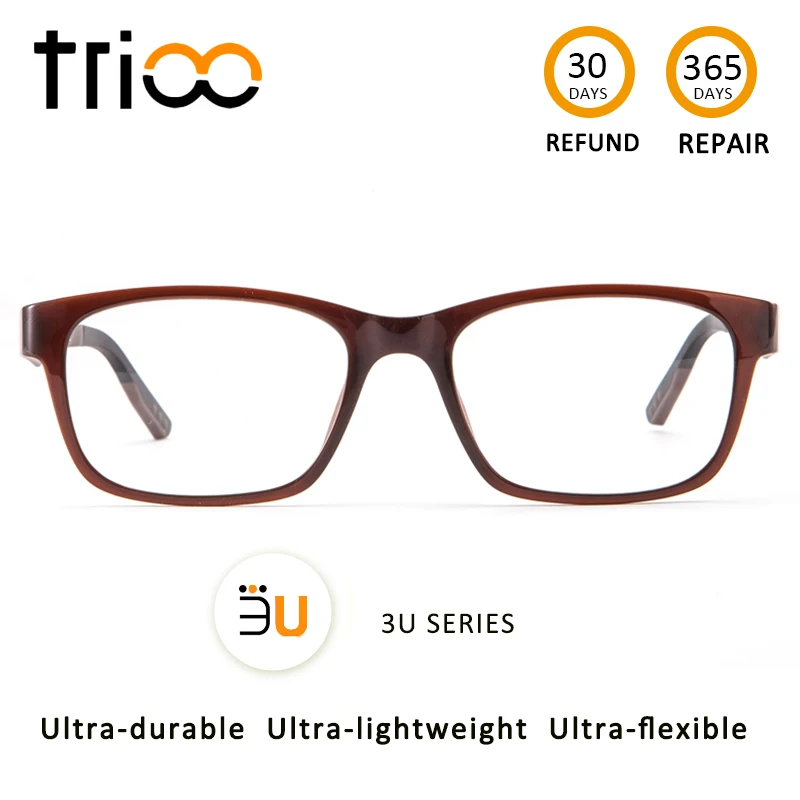 Роскошные Янтарные очки TRIOO 3U серии для чтения без очков диоптрийные с