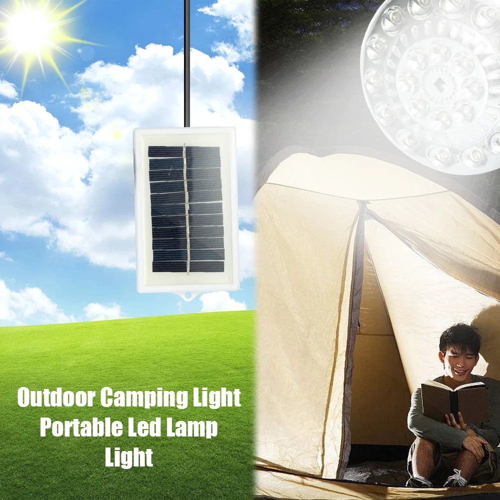 20 Вт 22LED Солнечная энергия Светодиодная лампа освещение наружные инструменты