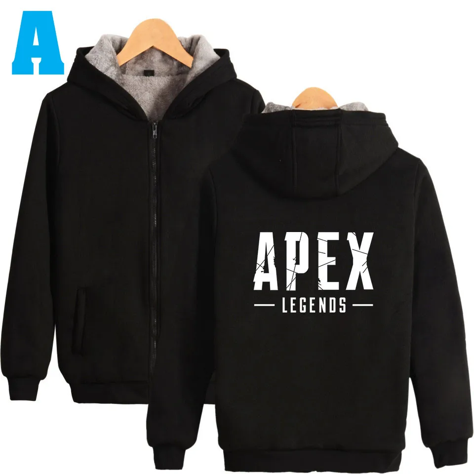 2019 Женская и Мужская Зимняя мода Apex Legends Обычная посадка унисекс Полная Застежка