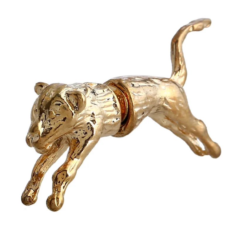 

Fashion Punk Animal Ear Clip Leopard Cuff Earrings For Man Women Leopard Earrings Femme Jewelry