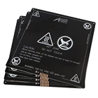 Новейшая черная алюминиевая Подогреваемая кровать Anet MK3, Модернизированная с MK2B и MK2A для 3D принтера Mendel RepRap i3, Поддержка горячего пола 12 В