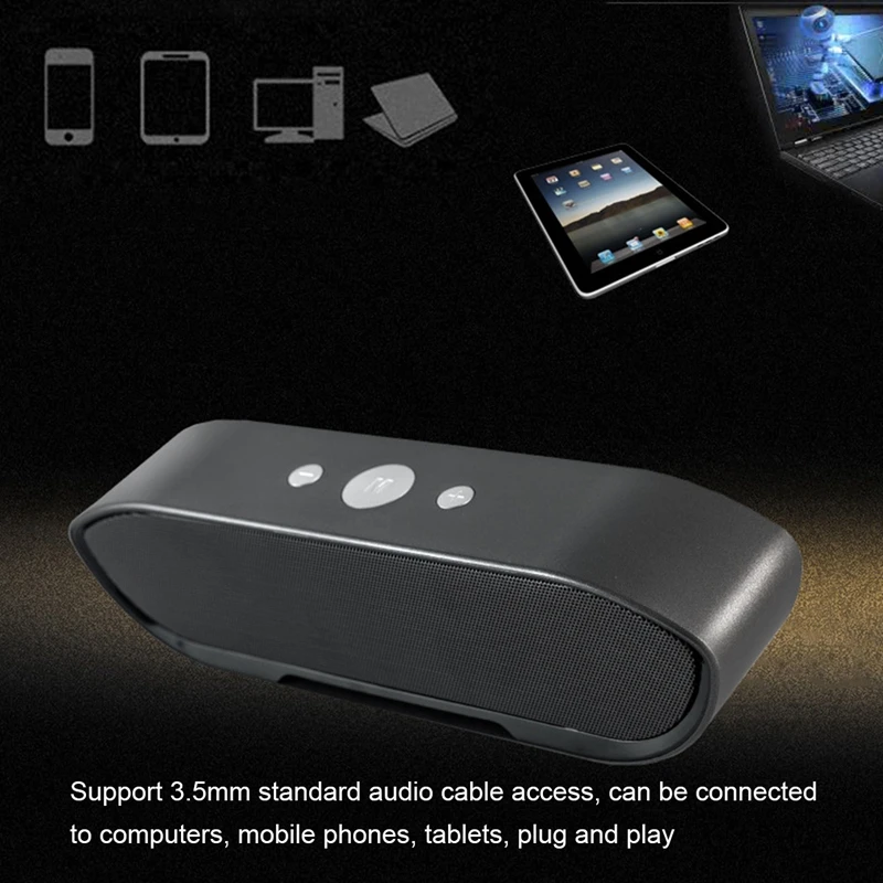 Беспроводной Bluetooth динамик мини портативный аудио двухканальный сабвуфер