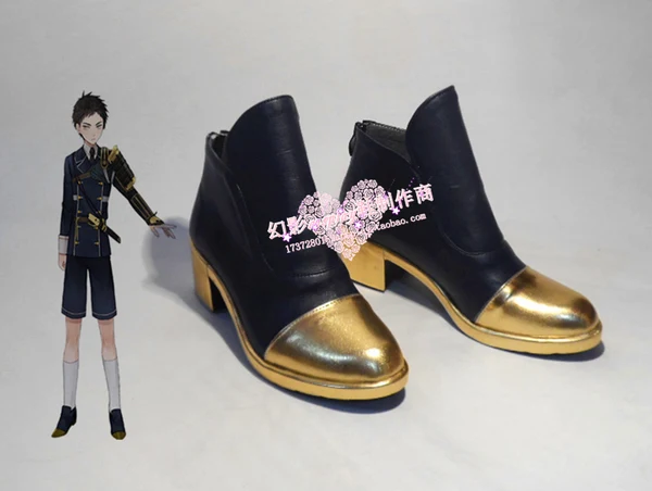 

Touken Ranbu Atsu Toushirou Хэллоуин косплей короткие ботинки обувь H016