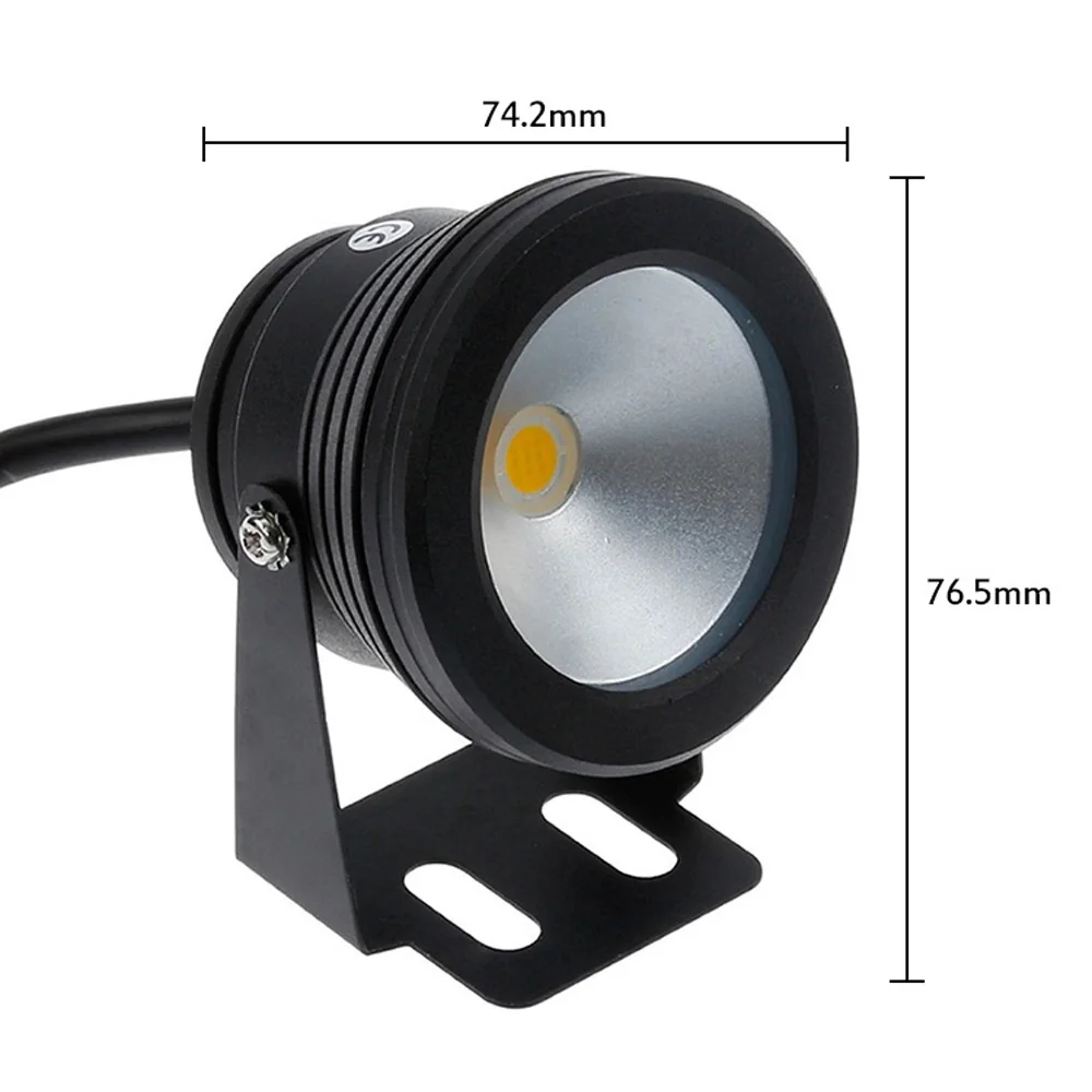 Подводный светодиодный светильник RGB 10 Вт водонепроницаемый IP67 12 В|pool led lamp|led