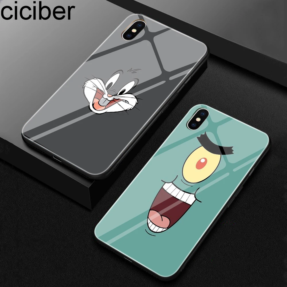 Ciciber новая мода для Iphone 11 Pro Max X XR XS MAX 6 6S 7 8 Plus стеклянные Чехлы задняя крышка