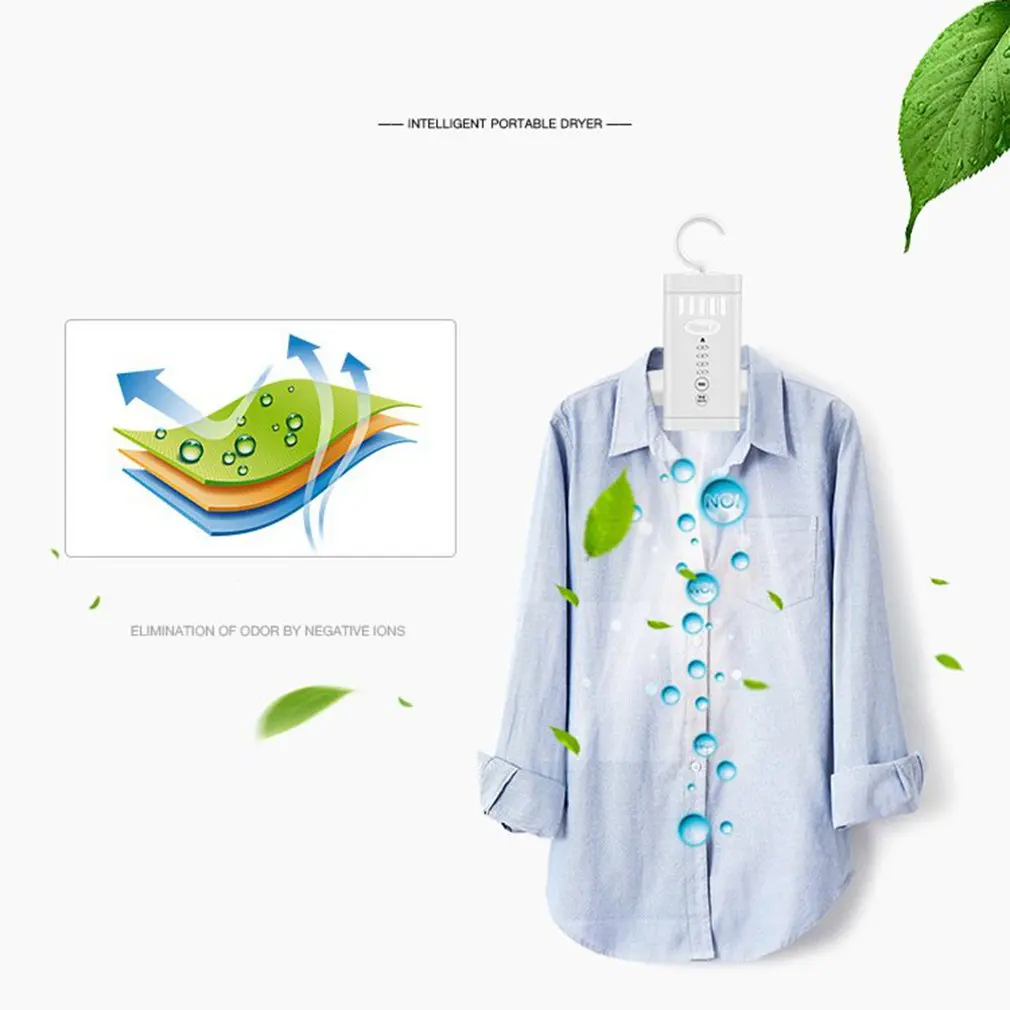 Отрицательная ионная портативная сушильная дорожная вешалка маленькая мини