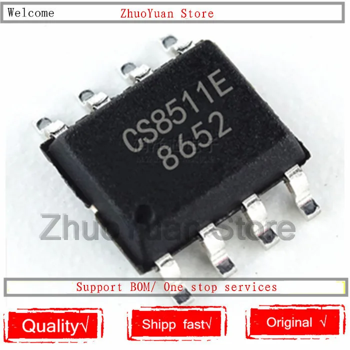 5 шт./лот новый оригинальный чип CS8511E CS8511 SOP-8 IC | Электроника