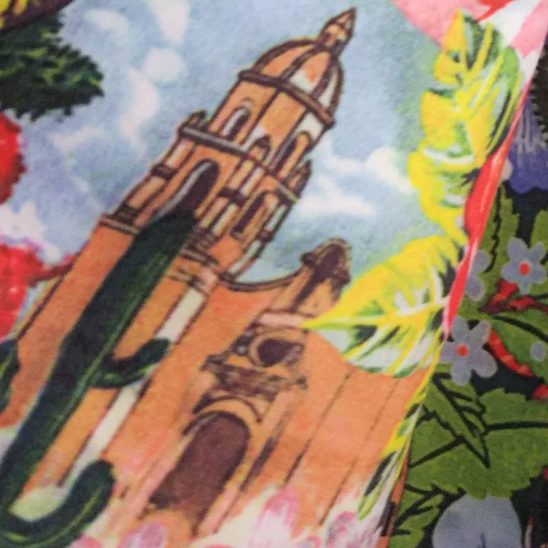 Free Shipping! (3yards/lot) Printing Top Fashion Oil Painting fabric allover complex work Luxuy printted Dress sewing Fabrics | Дом и сад