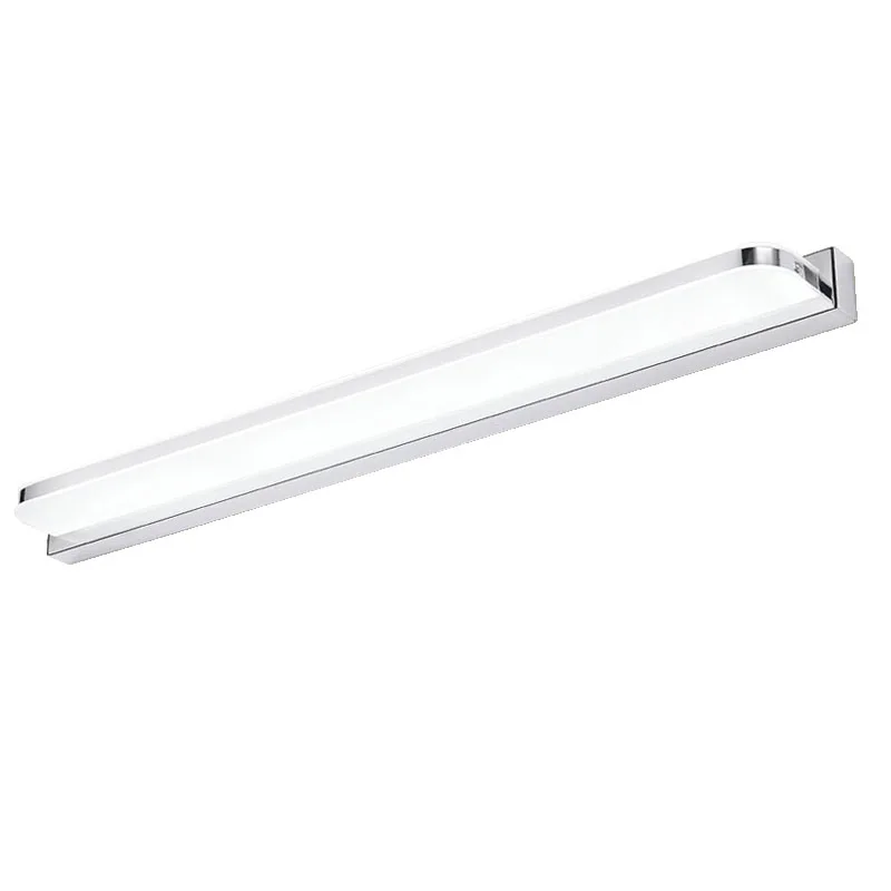 Больше Зеркало LED свет 25 см~ 112 см AC90-260V современные косметические акриловые настенный светильник Ванная комната Освещение Водонепроницаемый
