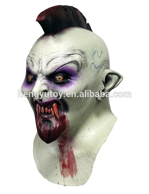 

Top Quality Realistic Ghost Head Fancy Dress Halloween Devil neck Mohawk mask