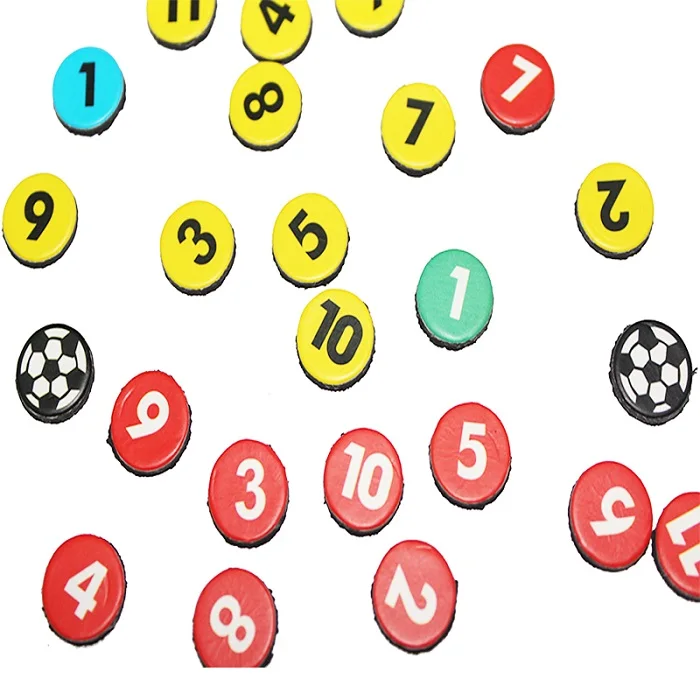 Soccer Label 2 типа магнитная доска футбол шахматы футбол тактическая доска цифры тренера тренерская тактика Баскетбол волейбол магниты штук - Цвет: Soccer Label