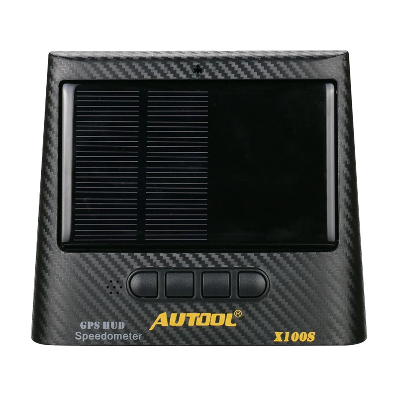 AUTOOL X100S GPS Автомобильный цифровой измеритель на солнечной батарее HUD KM/H миль/ч