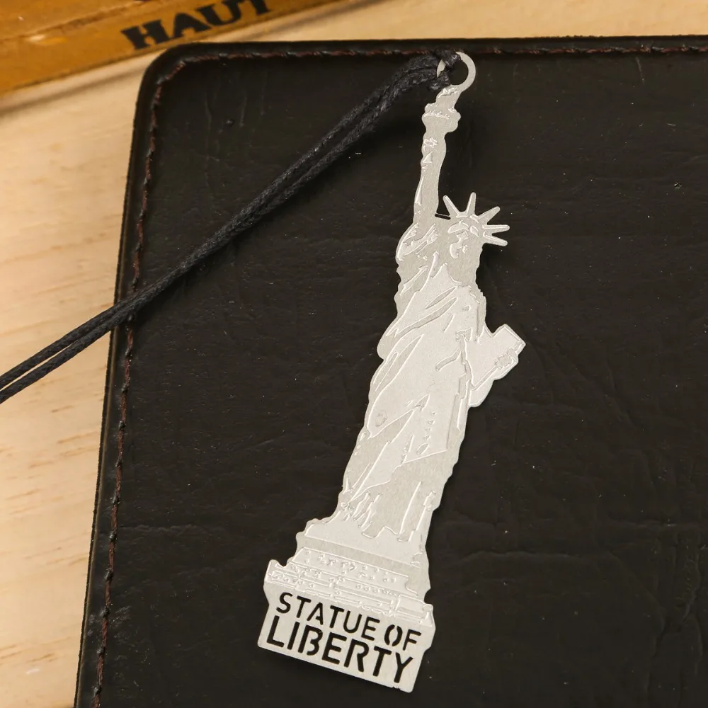 4 шт./лот статуя Эйфелевой башни Лондона Elizabeth металлические маркеры для книг