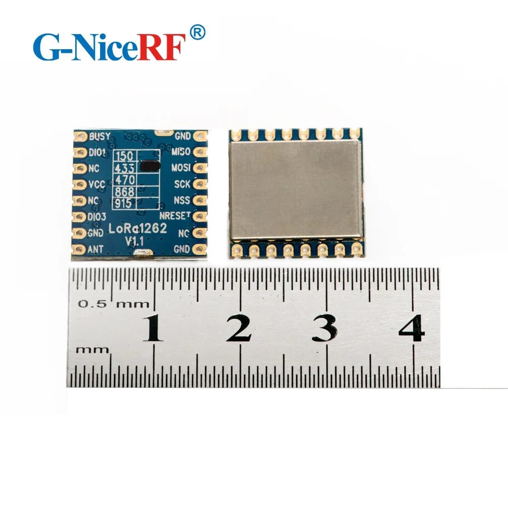 1 шт. 22dBm 868 МГц 915 SX1262 LoRa1262 ультра низкий получаемый ток 4.6ма Дальний диапазон SPI