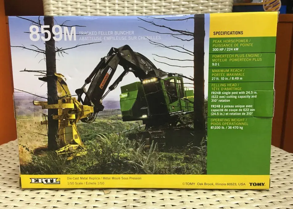 В наличии 1:50 ERTL 859M гусеничный Феллер BUNCHER * PRESTIGE NIB|diecast models|universal hobbiesnew holland |
