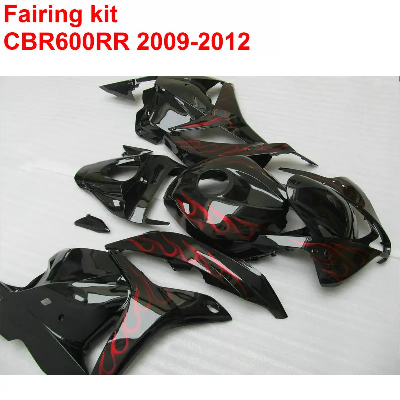 Впрыска ABS полный комплект обтекателей для HONDA CBR600RR 2009 2010 2011 2012 CBR 600 RR Красный