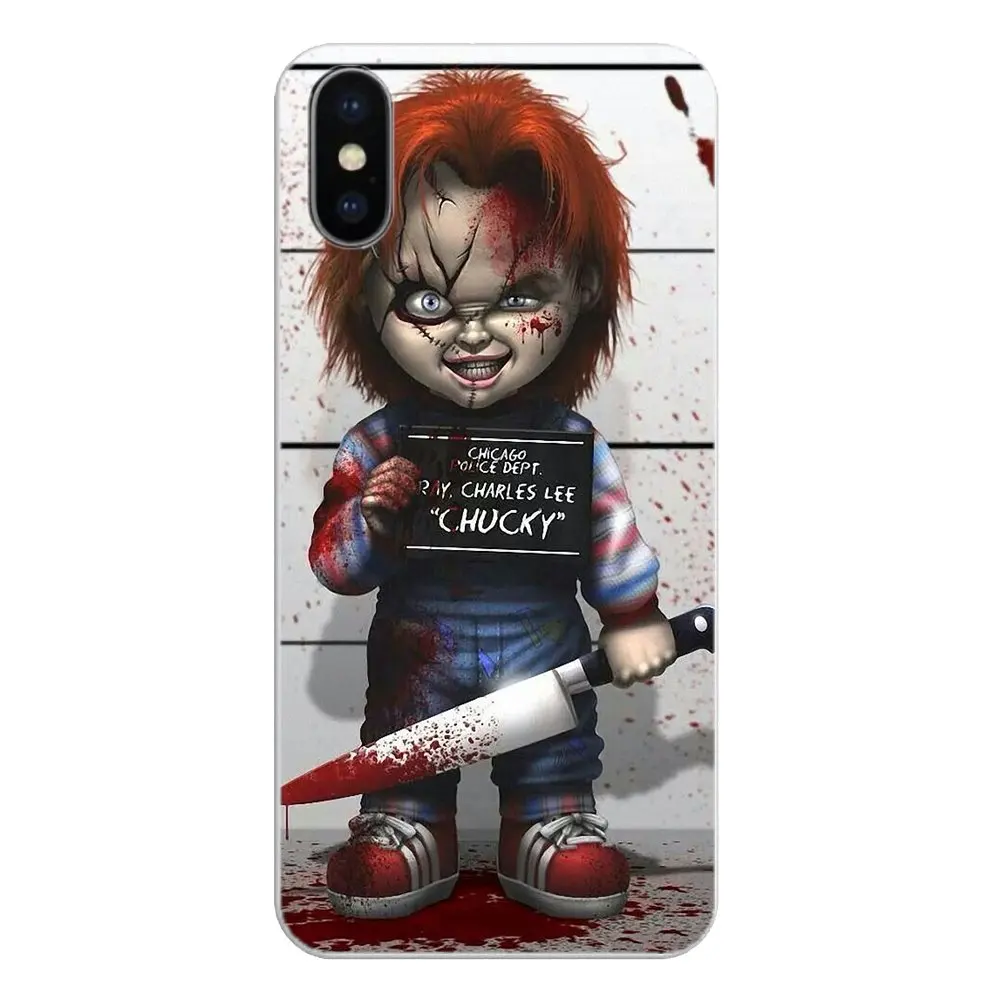 Soft Skin Case For iPhone XS Max XR X 4 4S 5 5S 5C SE 6 6S 7 8 Plus Samsung Galaxy J1 J3 J5 J7 A3 A5 Charles Lee Ray Chucky Doll |