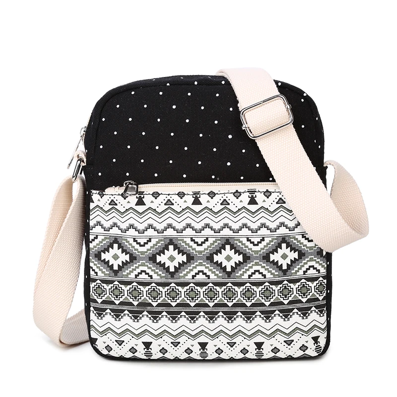 Горошек печати рюкзаки девушки школьный рюкзак crossbody сумки для женщин bookbag