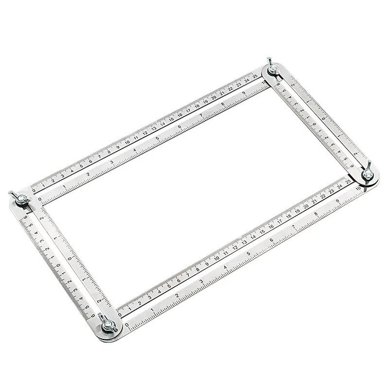 Multi Угол нержавеющая сталь измерительная рулетка четыре Складной угол линейки