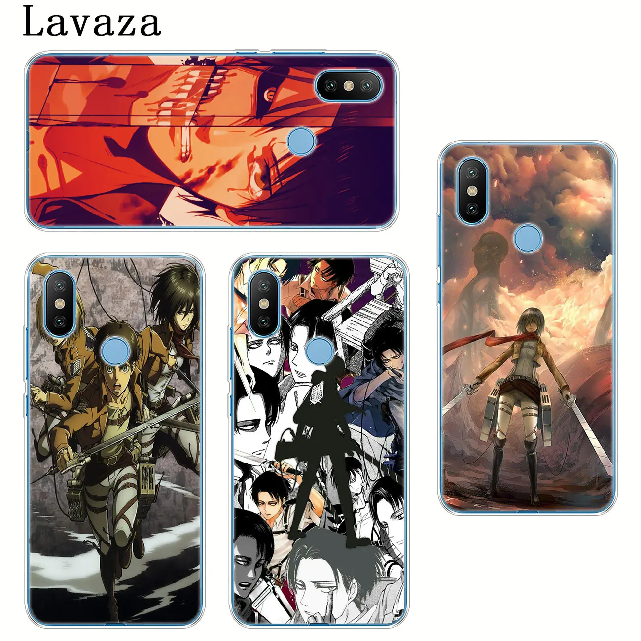Жесткий чехол для телефона Lavaza ARMIN Levi Attack on Titan Xiaomi Redmi K20 8A 7A 5A 6A Note 8 7 5 6 Pro 4 4X |
