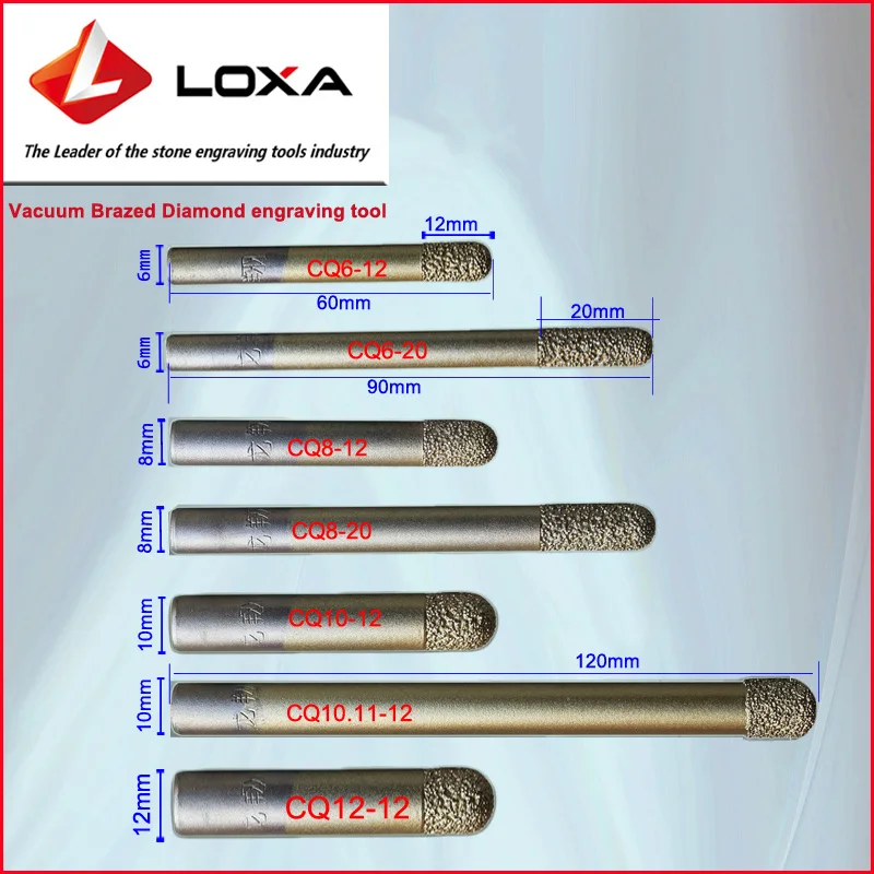 Вакуумная пайка алмазного инструмента сферический концевой фреза для
