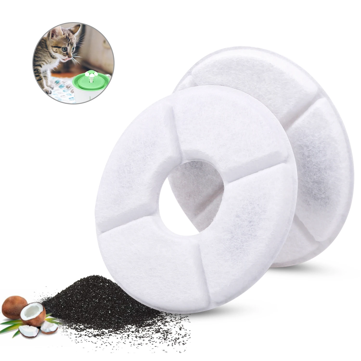 4 шт. фильтр для водяного фонтана|Кормление собаки| |