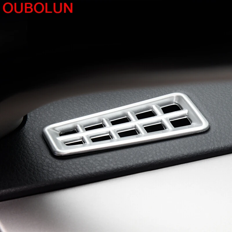 OUBOLUN 2 шт. ABS хромированный матовый корпус вентиляционного отверстия для