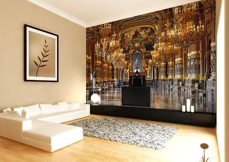 

[Self-Adhesive] 3D Chandelier Church 224 Wall Paper mural Wall Print Decal Wall Murals