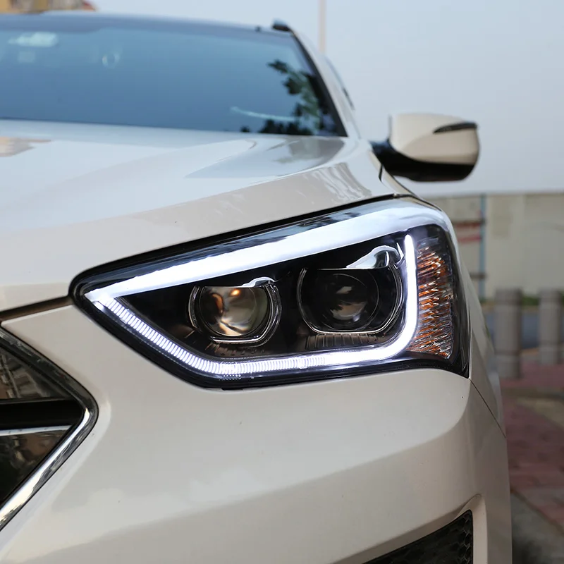 Автомобильный Стайлинг KOWELL для Hyundai IX45 13-15 светодиодный ная фара новая SantaFe линза