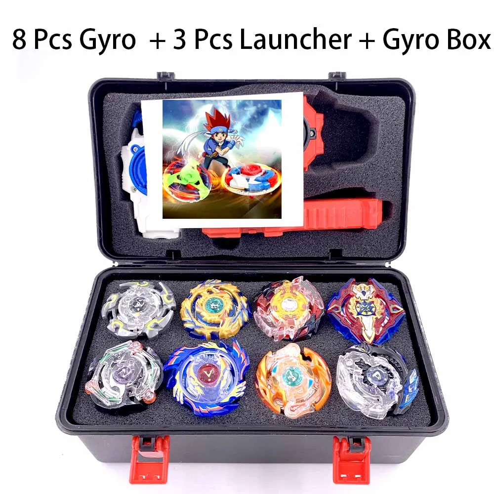 SNH-PT-7 Топ Beyblade Burst Bey Blade игрушка из металла Funsion Bayblade набор коробка для хранения с ручкой пусковая пластиковая коробка игрушки для детей - Цвет: SNH-PT-7