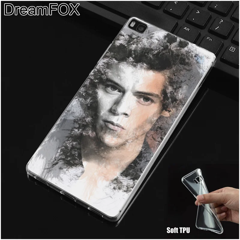 DREAMFOX M336 Гарри Стайлс Мягкий ТПУ силиконовый чехол для huawei P8 P9 P10 Lite Plus 2017 Honor 8 Pro 9 6X |