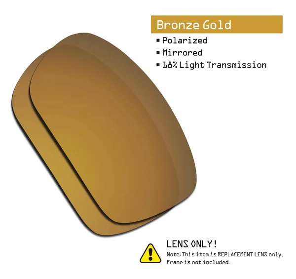 Bronze Gold SmartVLT поляризованные Сменные линзы для солнцезащитных очков Окли Twoface-несколько вариантов - Цвет линз: Bronze Gold