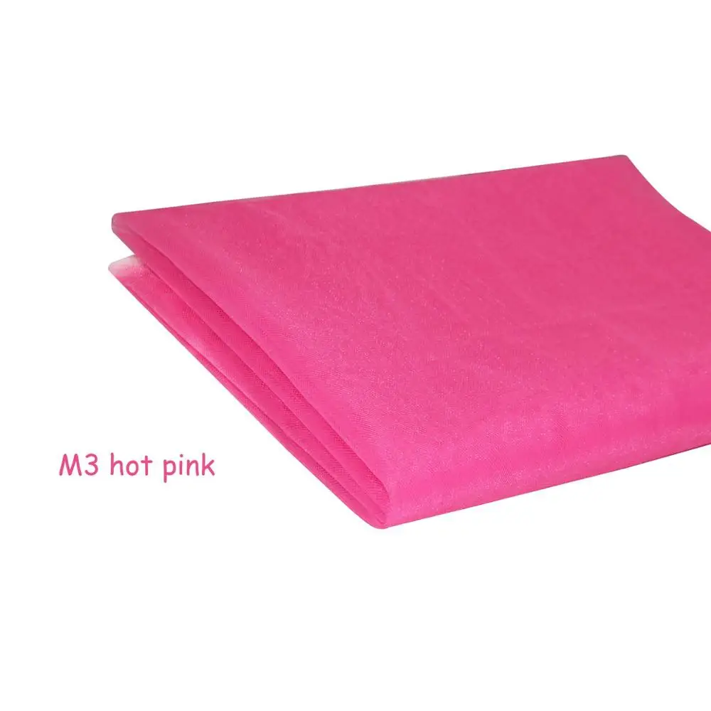 hot pink 10 м/лот, 160 см, середина, Жесткая сетка, тюль, ткань, платье-пачка, вечерние, свадебные украшения, 10 м/лот, можно смешивать цвета - Цвет: hot pink