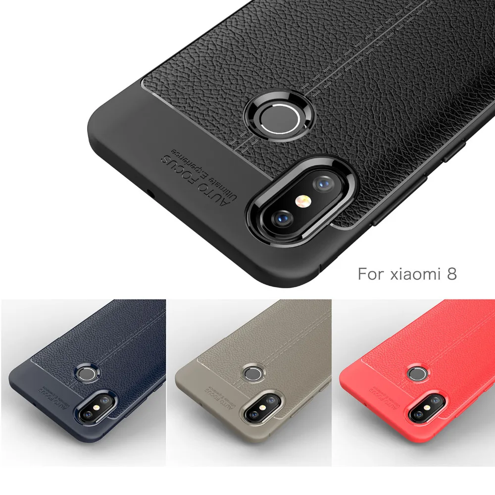 

For Xiaomi Mi 8 Mi8 Case Mi 8 SE Cases Cover Case for Xiaomi Mi 8 Explorer Carbon Fiber Silicon Soft Coque Etui Fundas Accessory