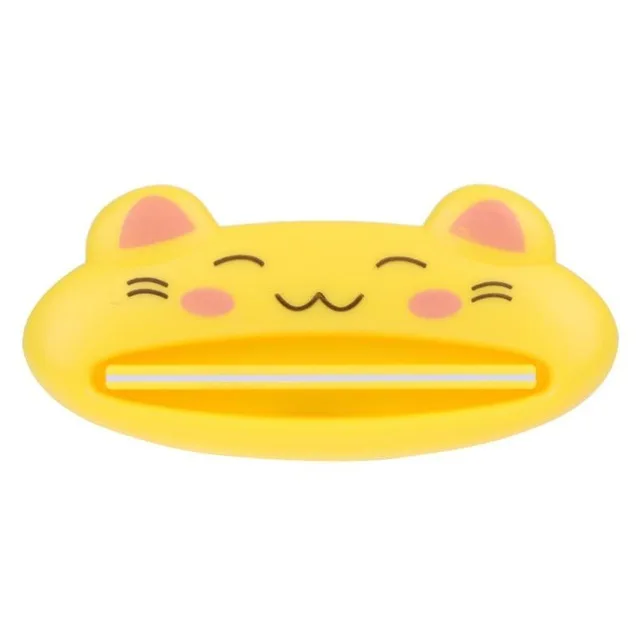 smile Cat Уютный Мультфильм животных в форме зубной пасты соковыжималка Диспенсер руководство легко экструдировать зубная паста клип Крем тюбик соковыжималка - Цвет: smile Cat