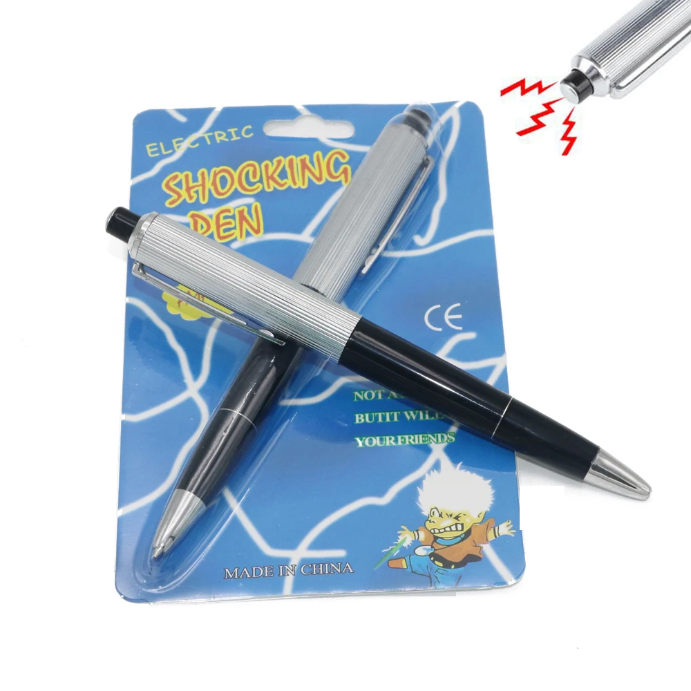 Новая многофункциональная смешная ручка 10 шт./лот с электрошоком|shock joke|electric shock