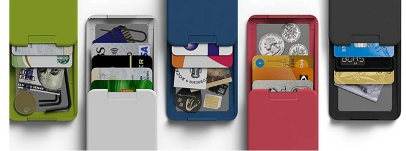 Тонкий анти-боковой держатель для Карт RFID блокирующий карбоновый кошелек для мужчин и женщин мужской женский чехол для карт кошелек