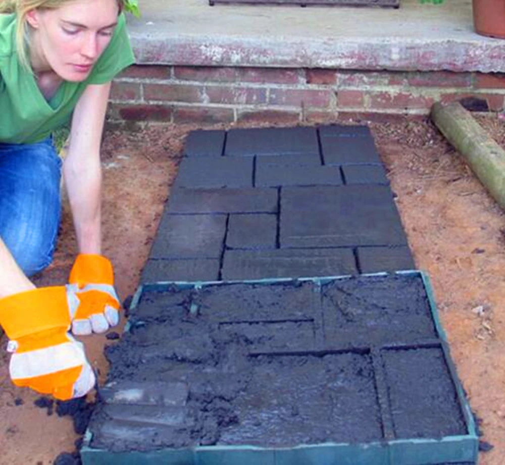 51 см большой сад DIY Пластиковая форма для изготовления дорожек дорожная плитка