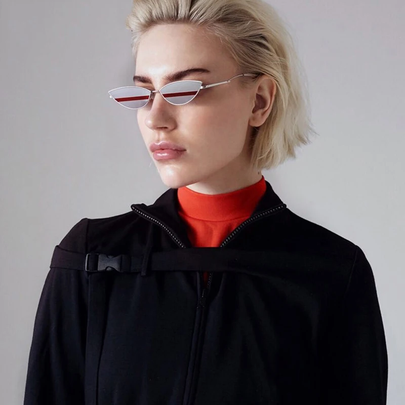 Маленькие овальные солнцезащитные очки для мужчин Ретро металлическая оправа